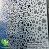 Foshan, China CNC cutting metal facade aluminum cladding decorative screen PVDF sliver color