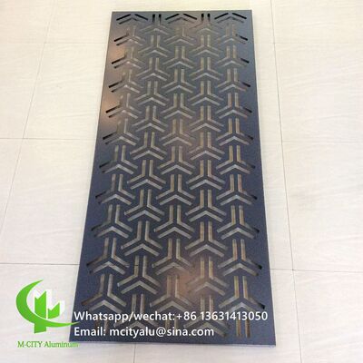 Guangzhou, China Decorative perforated sheet metal panels privacy screen for fence, room divider