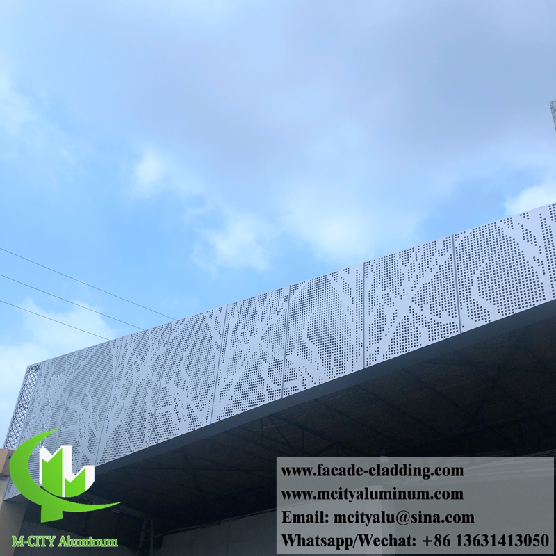 External Powder coated 3mm aluminium cladding aluminium facades supplier in China