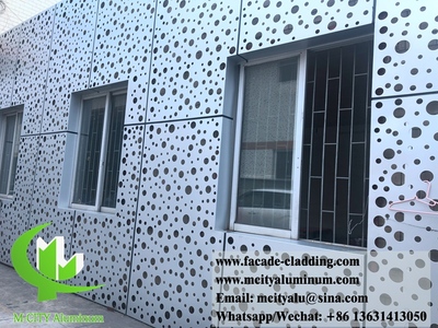 China Laser cut  aluminum facades aluminum cladding metal sheet exterior wall cladding