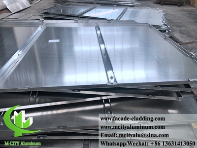 China Architectural metal facade material China supplier aluminum panels for wall cladding Powder coated finish