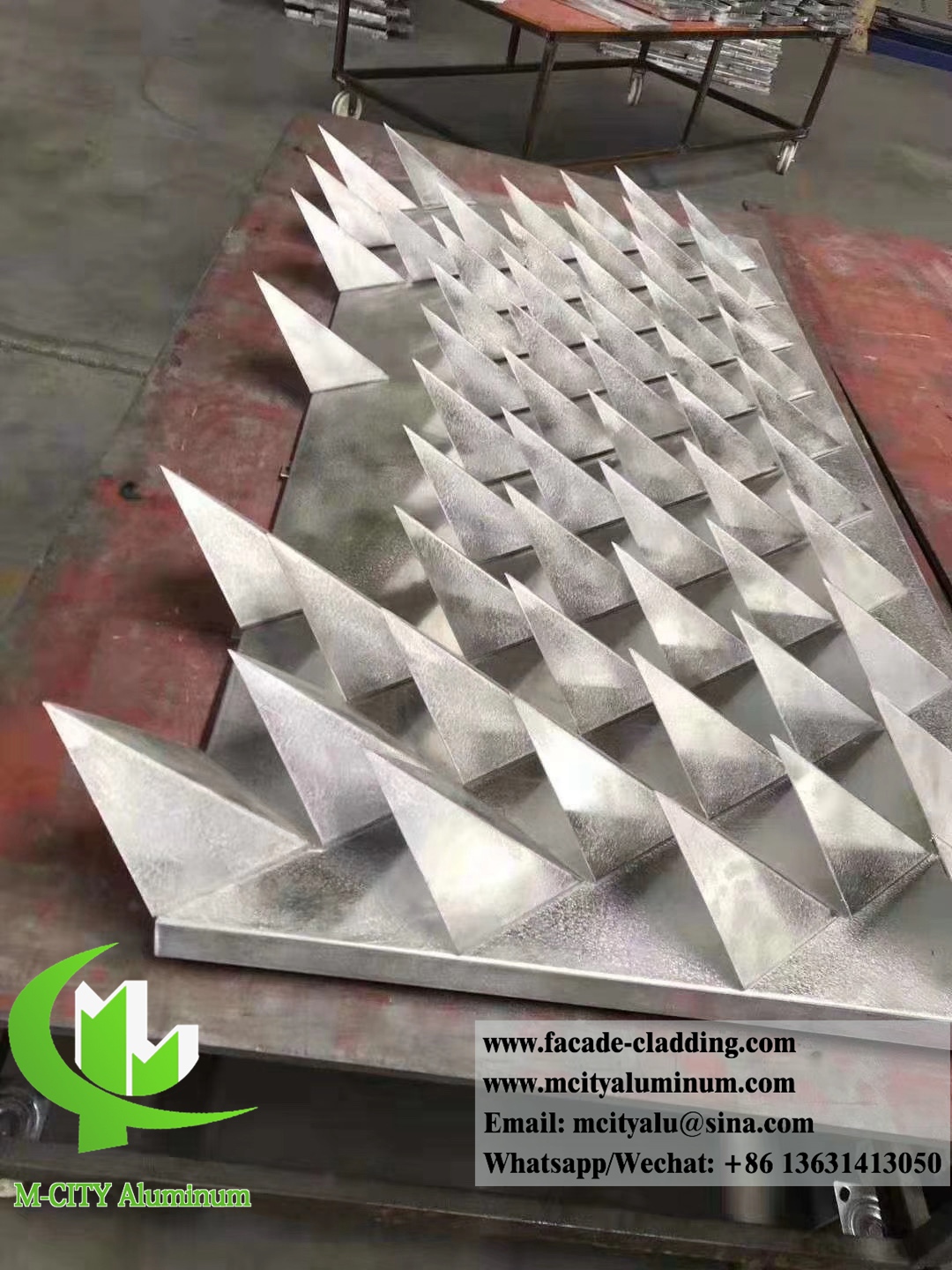 3D panel alulminum Architectural metal facade material China supplier aluminum panels for facades