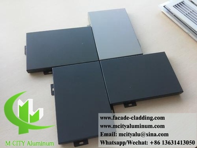 China Architectural metal facade material China supplier aluminum panels for wall cladding Powder coated finish
