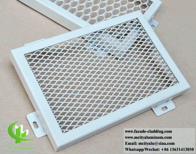 China Metal screen aluminum cladding aluminium facades metal panel for wall cladding in foshan, China