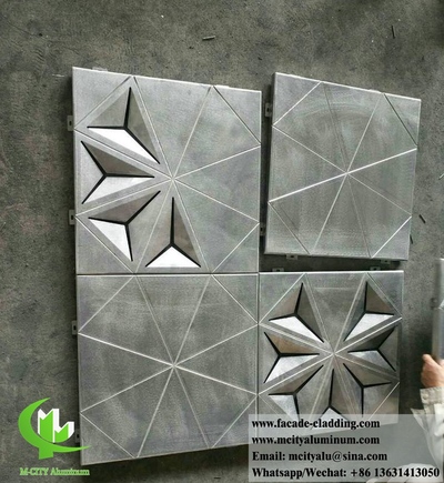 Foshan, China Custom cut aluminum plate cladding panels for building facades