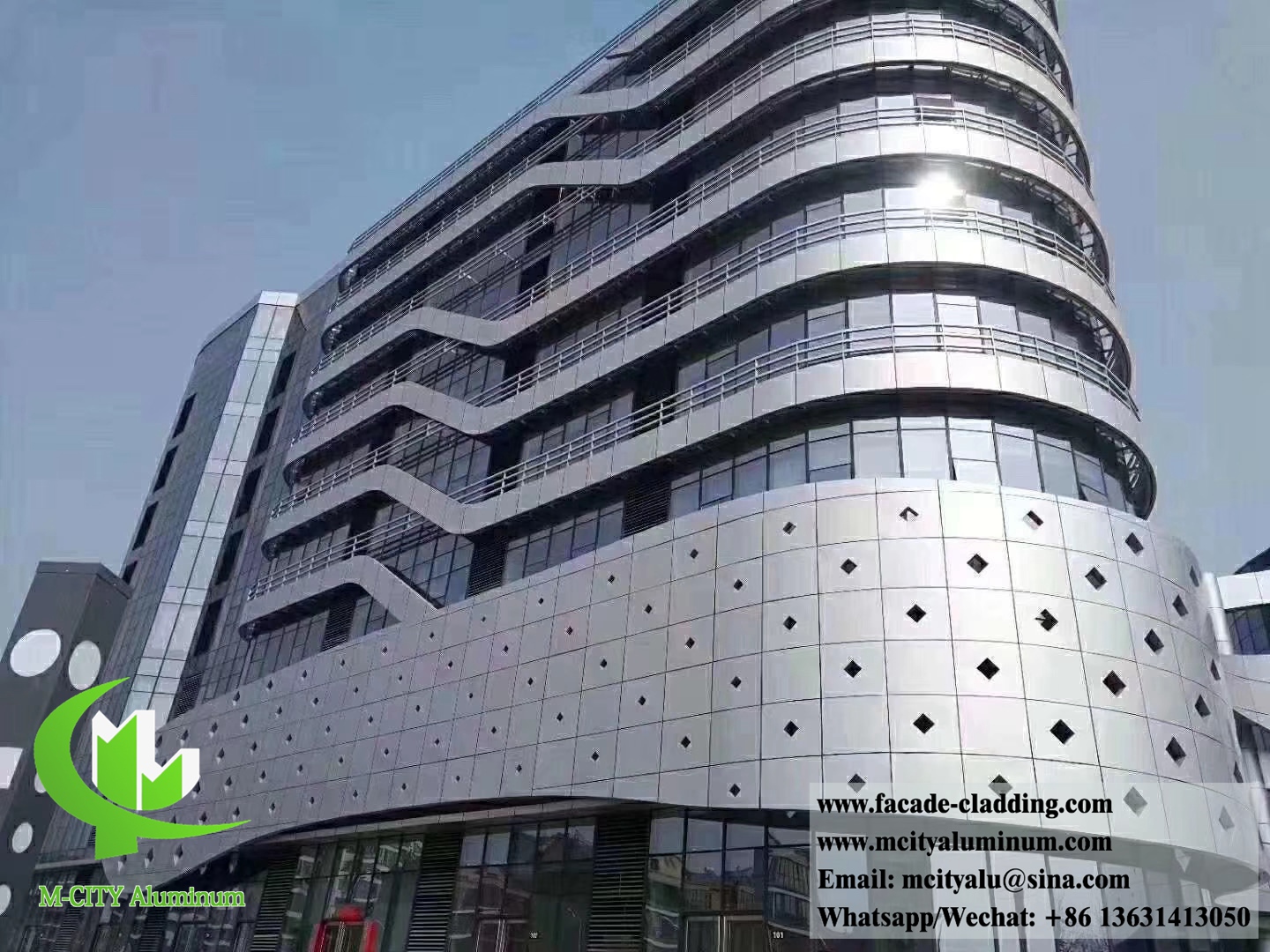 External metal panel aluminum sheet for wall cladding Aluminum facade supplier in China