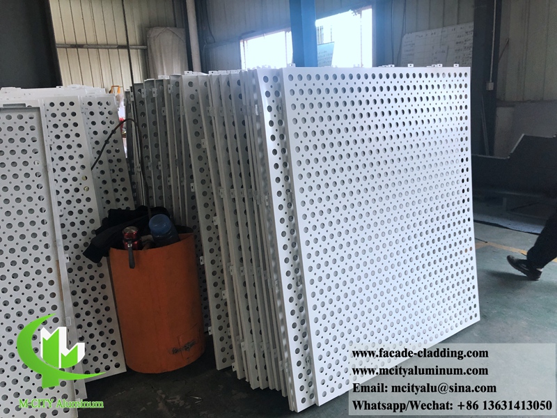 China， Foshan, Guangzhou, Guangdong Metal perforated facades aluminum sheet wall cladding anti rust waterproof external panels