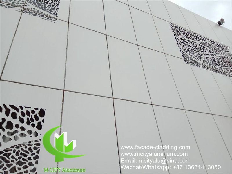 Metal cladding aluminium solid cladding panel PVDF durable for exterior application