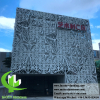 Guangzhou, China Metal cladding aluminium facades perforation PVDF 4mm thickness