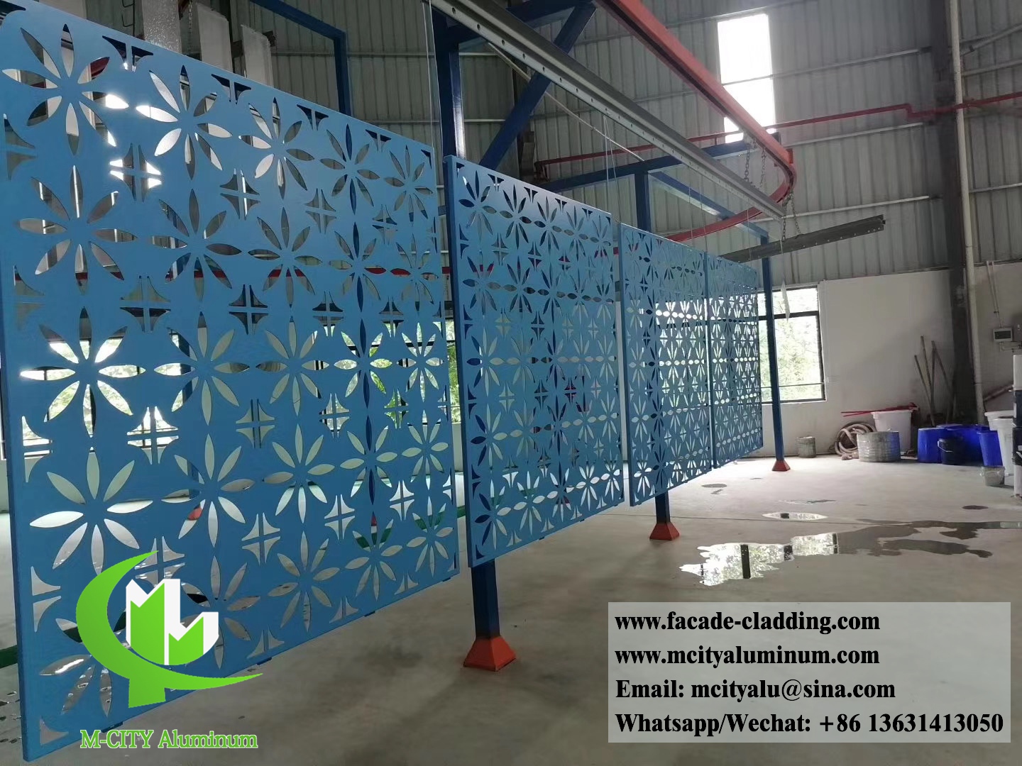 Decorative screen panels for outdoors solid aluminum 