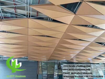 Guangdong, China 3D metal wall panel aluminium screen perforated design