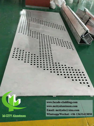 Foshan, China Laser cut metal screen aluminum sheet for fence facade space dividers