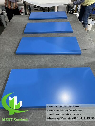 Foshan, China Outdoor solid aluminum cladding metal facades panels with perforating pattern