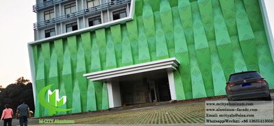 Foshan, China Aluminum perforated metal screen sheet PVDF coating