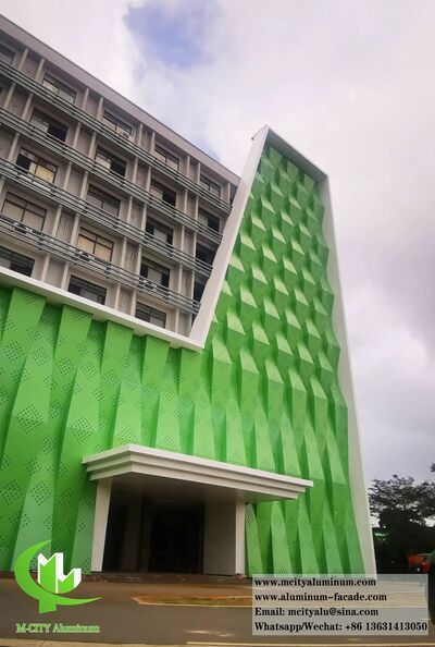 Foshan, China Aluminum perforated metal screen sheet PVDF coating