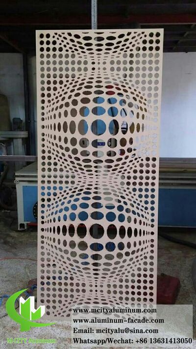 Foshan, China Perforated metal panel aluminum sheet wall cladding ceiling decoration