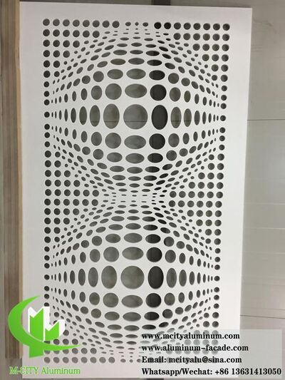 Foshan, China Perforated metal panel aluminum sheet wall cladding ceiling decoration