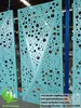 China 3D facade design 2mm aluminum perforated sheet for facade, cladding decoration