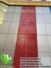 Guangzhou, China Perforated metal screen aluminium sheet for exterior wall cladding solid aluminum panels