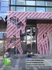 China Metal screen aluminum panels for facade cladding exterior use PVDF finish durable