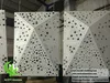Guangdong, China 3D metal wall panel aluminium screen perforated design